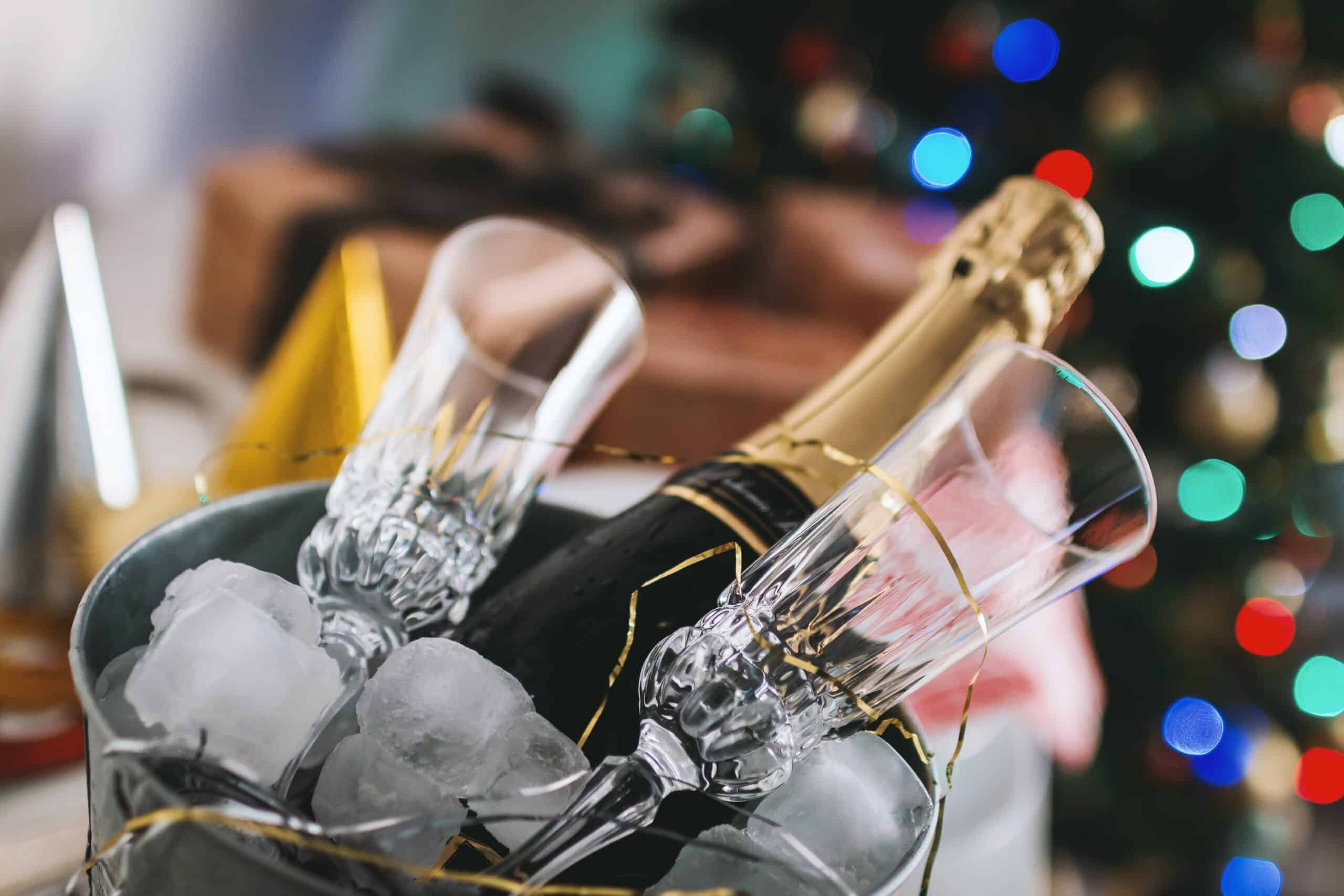 Champagne til nytårsaften!